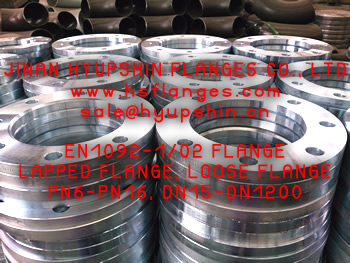HIGH QUALITY LOOSE FLANGES, EN1092-1 TYPE02 FORGING FLANGES, PN6 PN16 PIPE FLANGES