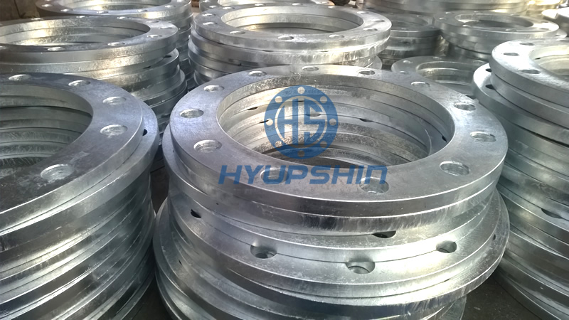 Export Hot Dipped Galvanized Flanges ANSI, JIS, DIN, BS4504 forged carbon steel FLANGE