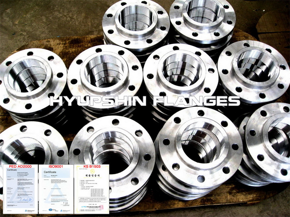 Export Offer for EN1092-1 PN10 Type 13 Threaded Flange S235JR carbon steel for Europe Buyers